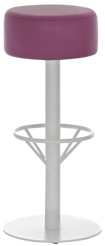 Taburete Pisa en Base Blanca 85 cm