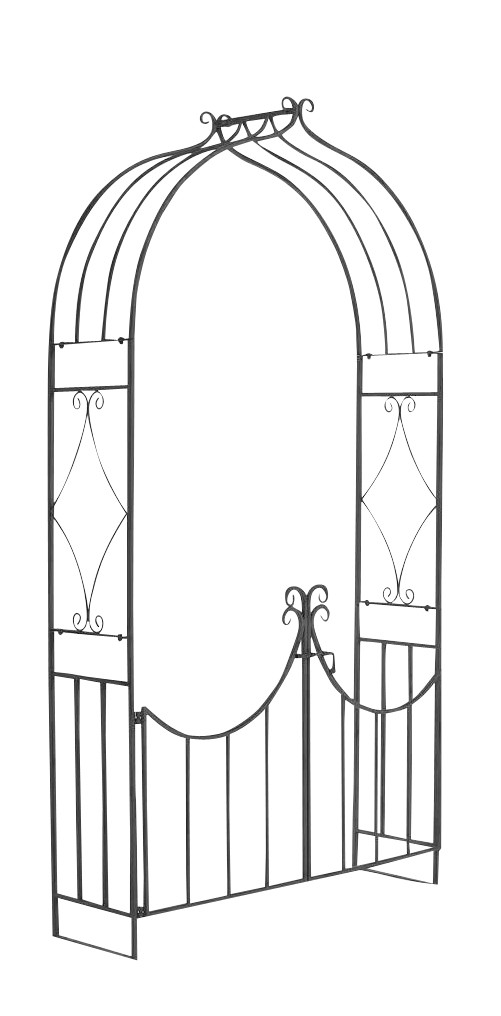 Arco de Flores con Puerta Viola 