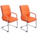 2er Set Freischwinger XXL Anubis-orange