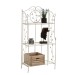 Klappbares Eisen Standregal Reus-antik/creme