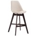 Barhocker Cannes Stoff-creme-Cappuccino